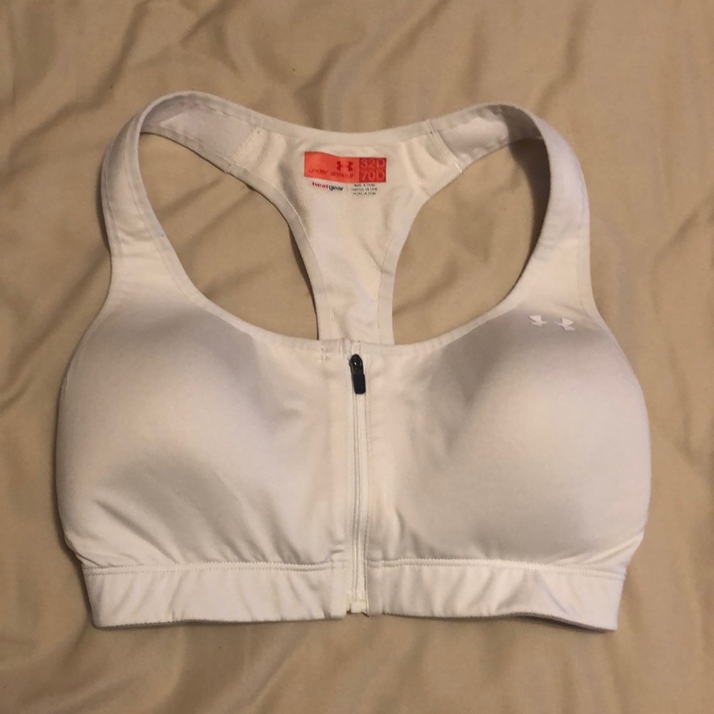 3/$20 UA front zip sports bra